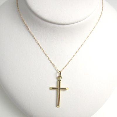 あすつく UNOAERRE　ウノアエレ　K18 クロス モチーフ ペンダントトップ　000600　[送料無料]　ネックレスは別売の画像