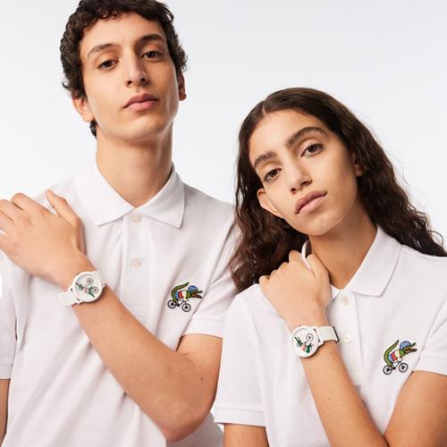 あすつく　限定ラコステ 腕時計  正規品『Lacoste x Netflix』 L.12.12ウォッチ（ホワイト）42mmサイズ　腕時計　2011266　 水色　2年保証｜yosii-bungu｜04