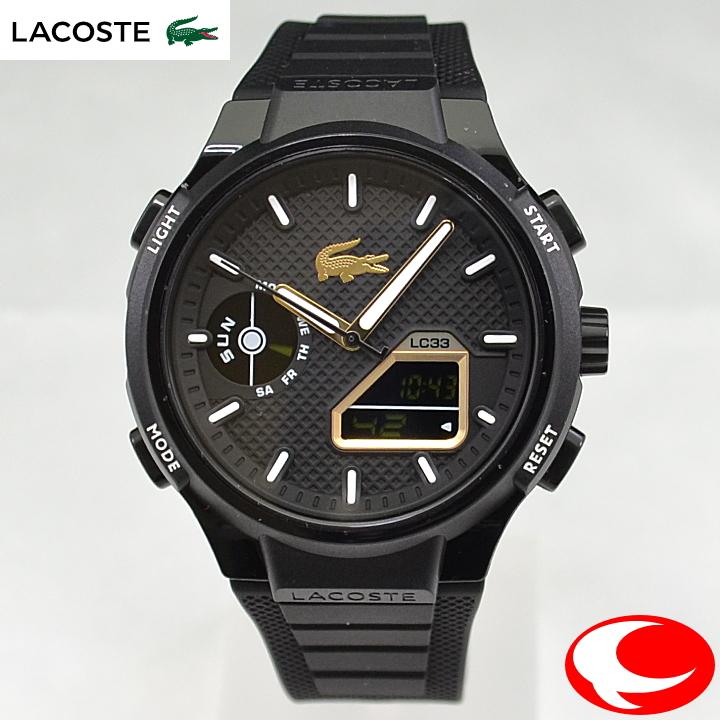 ラコステ LACOSTE 腕時計 LC33／ブラック 2011435 LACOSTE（ラコステ） 腕時計 LC33／ブラック 2011435 ゴールドカラー