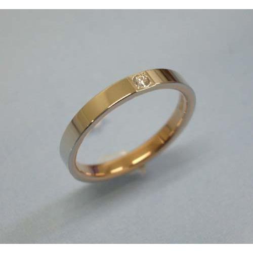 ニナリッチ 　[結婚指輪]　マリッジリング　6R1F07　ダイヤ入り （女性用/上側）の画像