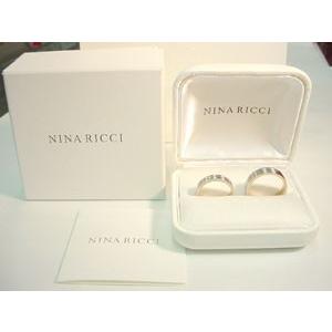 NINA RICCI ニナリッチ マリッジリング ［結婚指輪］  ダイヤ入り 1本分(上)　6R1B04の画像