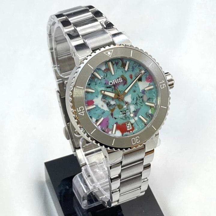 ORIS（オリス） あすつく ORIS AQUIS(アクイス) デイト アップサイクル