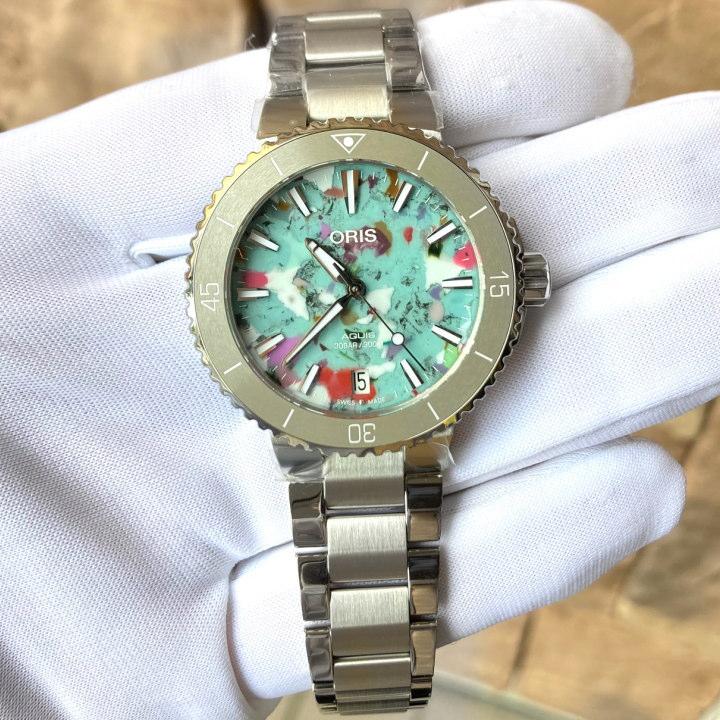 ORIS（オリス） あすつく ORIS AQUIS(アクイス) デイト アップサイクル