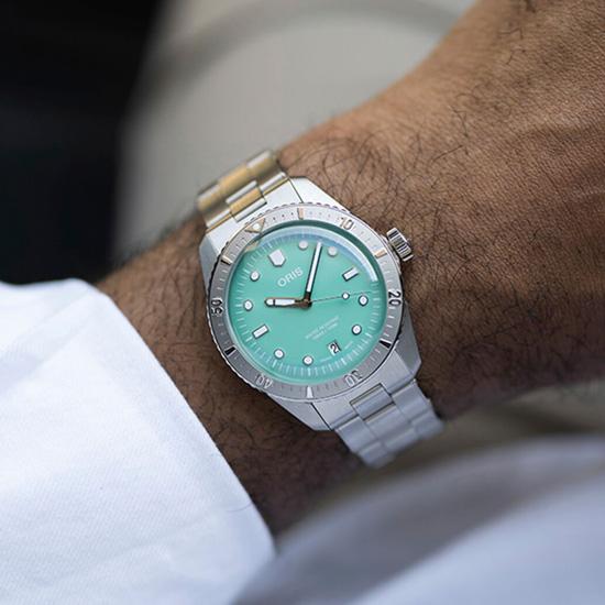 ORIS（オリス） ダイバーズ65スチール グリーン 01 733 7771 4057-07 