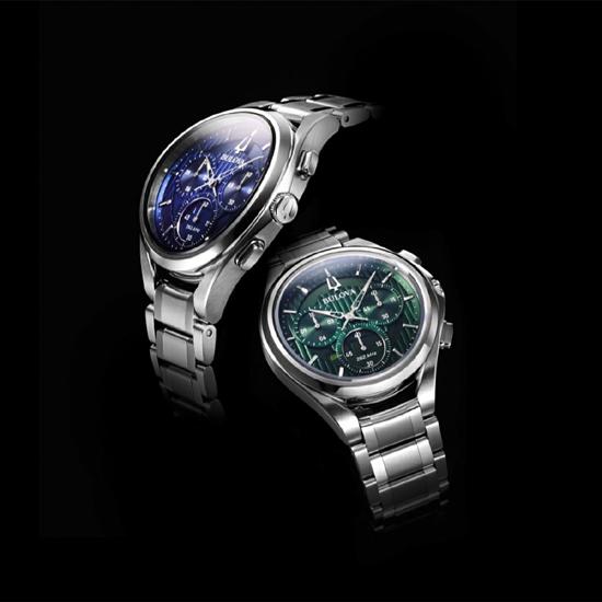 ブローバ　BULOVA 腕時計 メンズ カーブ CURV クロノグラフ 96A302 [正規輸入品] 【送料無料】（正規3年保証）【プレゼント】の画像