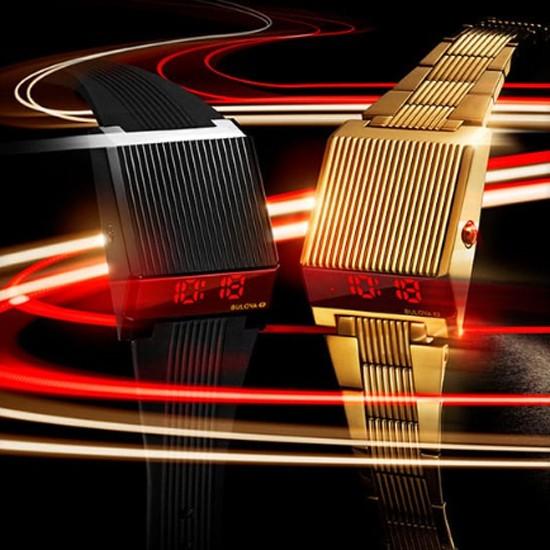 あすつく　ブローバ BULOVA コンピュートロン Computron LEDデジタルクォーツ  96C139 ステンレススティールケース　3気圧防水 （正規3年保証）の画像