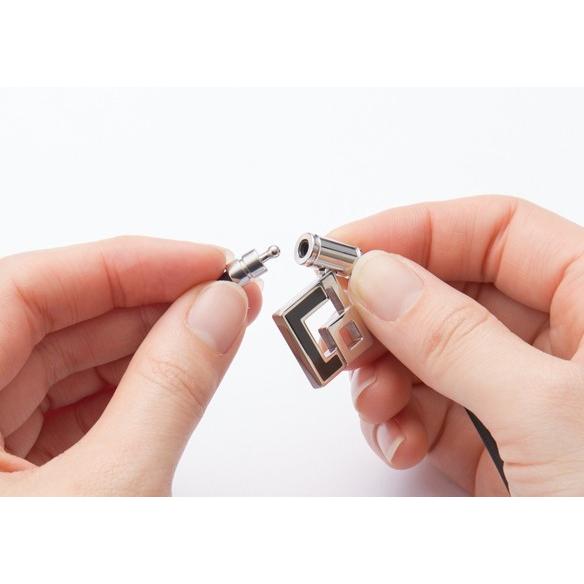 ColanTotte（コラントッテ） アウラ ネックレス ブラック/シルバー