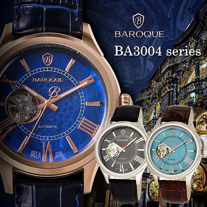 BAROQUE バロック（BAROQUE）腕時計 BA3004S-60BK 41.5mm メンズ
