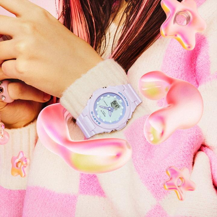 【24年2月16日発売/ご予約受付中】カシオ CASIO Baby-G BGA-320FH-4AJF レディース 腕時計 バーチャルな世界観をデザインに落とし込みました。｜yosii-bungu｜02