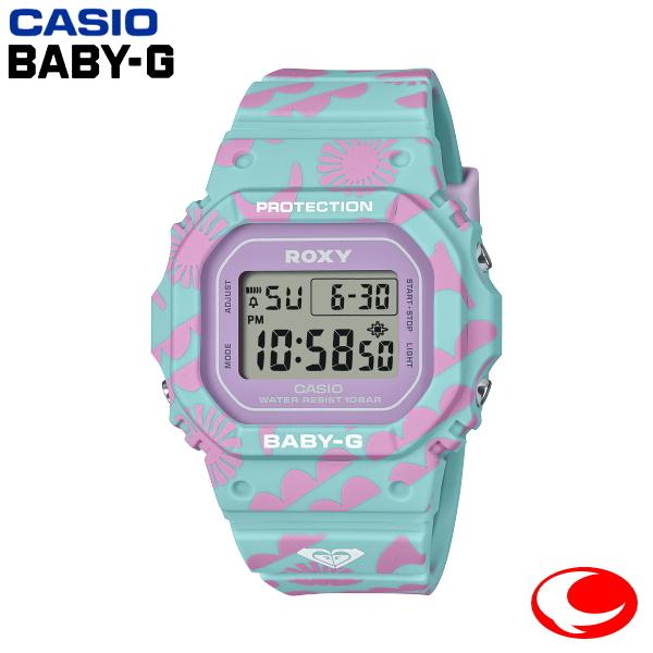 CASIO BABY-G×ROXY コラボ腕時計 ピンク 未使用品 BABY-G あすつく カシオ CASIO BGD-565RX-2JR 「ROXY