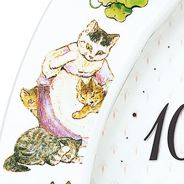 SEIKO ピーターラビット掛時計 電波掛時計 CL615W セイコー クロック ピーターラビット 電波 掛け時計 野鳥報時機能つき