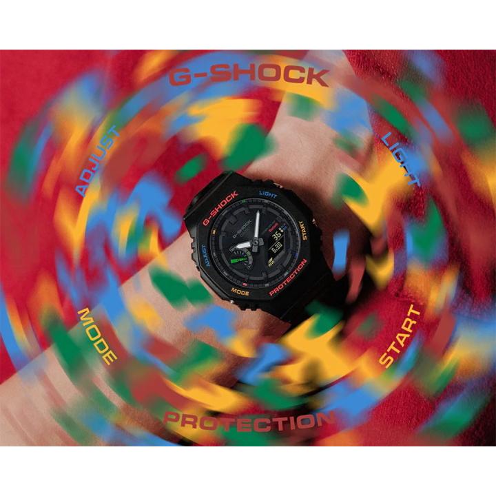 あすつく CASIO G-SHOCK GA-B2100FC-1AJF Multi color accentsシリーズ タフソーラー Bluetooth  メンズ ユニセックス 腕時計 カシオーク 【23年10月13日】｜yosii-bungu｜04