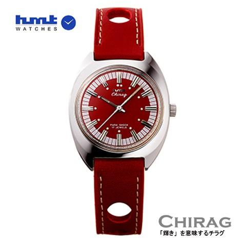 HMT手巻き腕時計 レッドダイヤル HMT 腕時計 CHIRAG チラグ レッド H.CH.35.RE.L 【正規品】手
