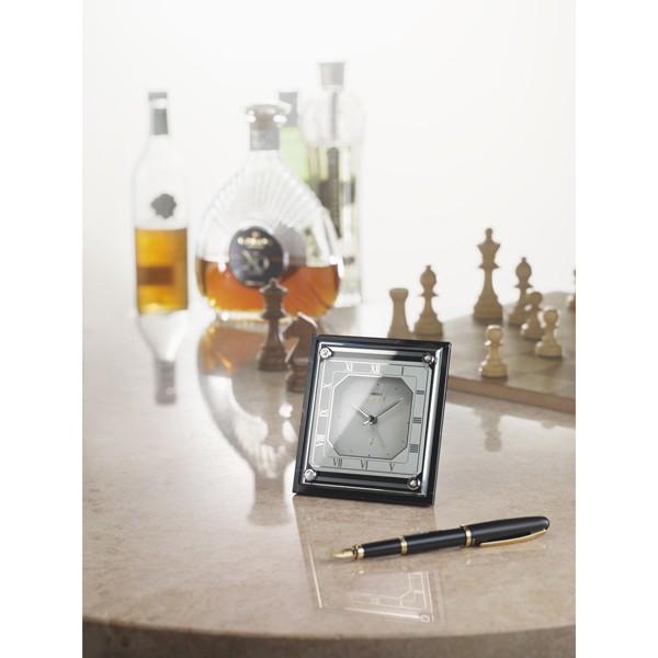 SEIKO（セイコー） あすつく 大理石枠 置時計 エムブレム アラーム付き