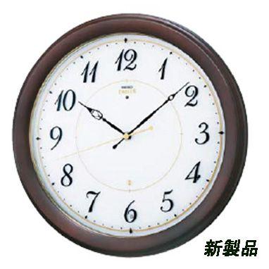 あすつく  セイコー　掛け時計 HS547B SEIKO EMBLEM  クロック  エムブレム　電波掛時計｜yosii-bungu｜03