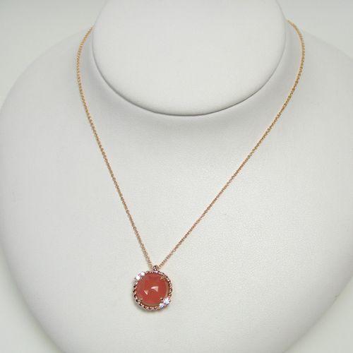 [即日発送] ニナリッチ　ネックレス K18ピンクゴールド　ロード クロサイト　ダイヤモンドネックレス　KMZ6M3J02450 【GM2800005853】(102168円)