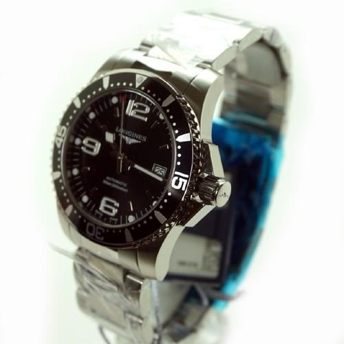 LONGINES（ロンジン） 腕時計 ハイドロコンクエスト ブラック文字板