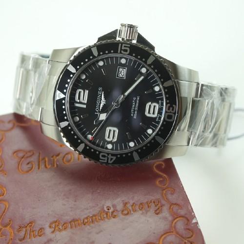 LONGINES（ロンジン） 腕時計 ハイドロコンクエスト ブラック文字板