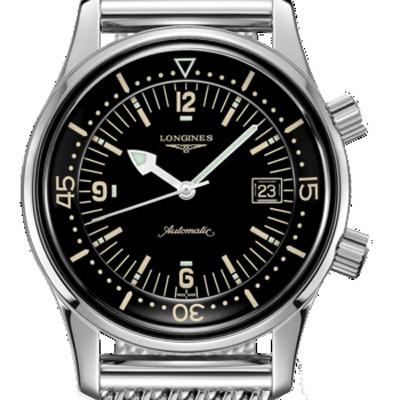 LONGINES ロンジン レジェンドダイバー 42mm ロンジン レジェンドダイバー | Ø 42.00 mm, ブルー | L3.774.4.90.2