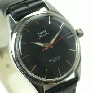 HMT 腕時計 JANATA  ジャナータ コッパ H.JA.34.BKS.L  【正規品】ブラック文字板/ブラックベルトの画像