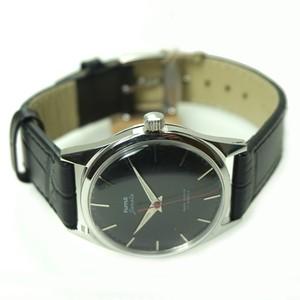 HMT 腕時計 JANATA  ジャナータ コッパ H.JA.34.BKS.L  【正規品】ブラック文字板/ブラックベルトの画像