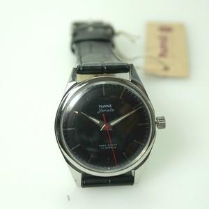 HMT 腕時計 JANATA  ジャナータ コッパ H.JA.34.BKS.L  【正規品】ブラック文字板/ブラックベルトの画像