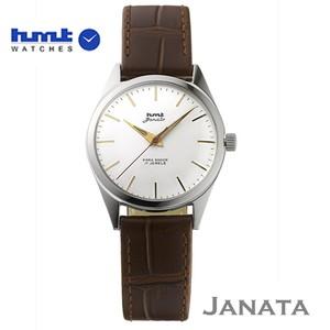 HMT 腕時計 JANATA  ジャナータ コッパ  H.JA.34.WHG.L 【正規品】 ホワイト文字板/ブラウンベルト｜yosii-bungu