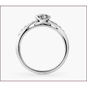 ラザール ダイヤモンド ダイヤモンド リング シルエット オブ ローズ