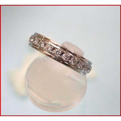 高級ダイヤモンド ラザールダイヤモンド フルエタニティ リング 0.7ct 