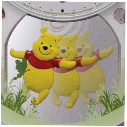 くまのプーさん リズム時計 4MN523MC ディズニー メロディクロック リズム くまのプーさんM523 4MN523MC03 (時計) 価格比較 - 価格.com