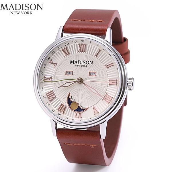 マディソン　ニューヨーク　MA011008-7MADISON NEW YORK メンズ 腕時計 マディソン ニューヨーク チャールトン 　MA011008-7