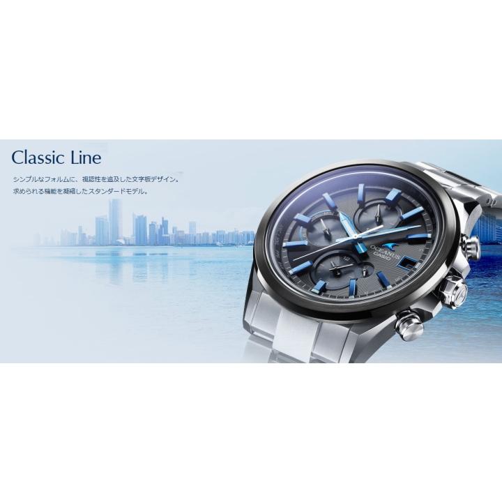 カシオ CASIO OCEANUS  Classic Line オシアナス クラシックライン OCW-T2600-1AJF タフソーラー 電波 メンズ 腕時計｜yosii-bungu｜02