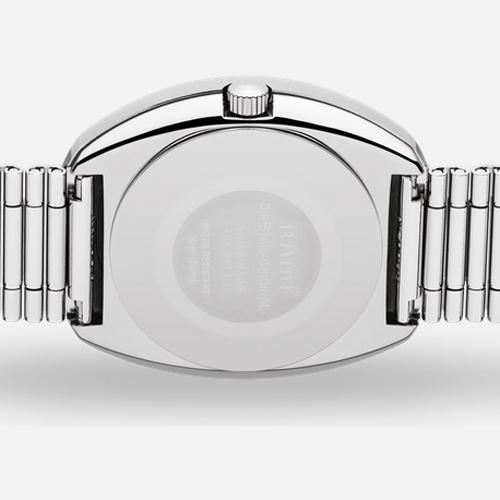 正規５年間保証【RADO】DiaStar Original ダイヤスター オリジナル グレー 38mm クオーツ ステンレススチール Ceramos Nivachron 100m防水 日付表示機能 メンズの画像