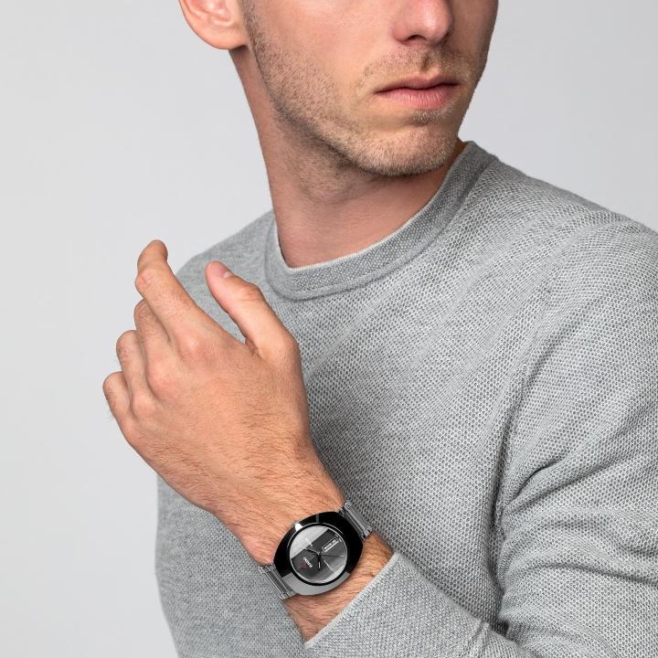 RADO Diastar 黒 ステンレススチール 防水 Rado-DiaStar-Original-Skeleton