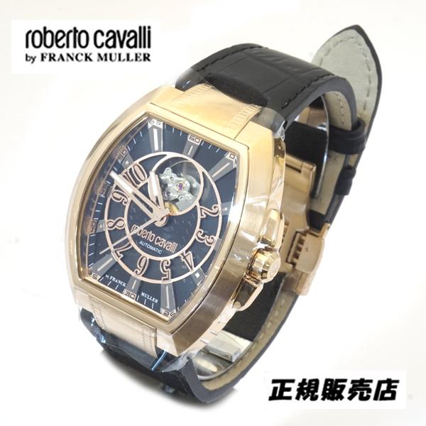 あすつく　ロベルトカヴァリ バイ フランクミュラー　自動巻き　 RV1G154L0031　ローズゴールドカラー