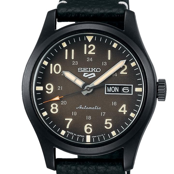 SEIKO 自動巻き ブラック 腕時計 SBSA121 新品未使用品 SEIKO（セイコー） セイコー5スポーツ Field Street Styleシリーズ