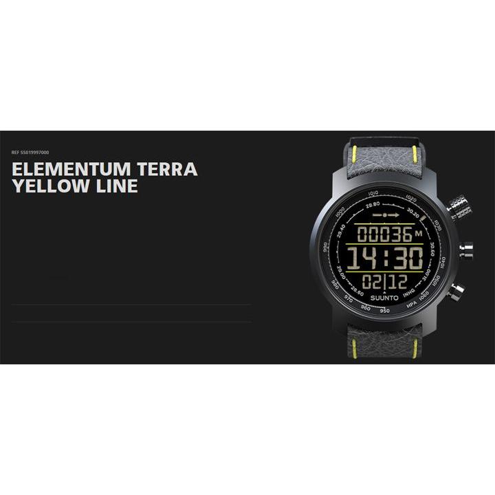 SUUNTO（スント） 正規品 【スント】エレメンタム テラ イエローライン