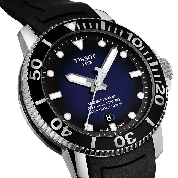 【TISSOT】ティソ メンズ 腕時計 SEASTAR 1000 AUTOMATIC  T120.407.17.041.00 シースター オートマティック 自動巻き 300m防水（国内正規販売店）｜yosii-bungu｜02