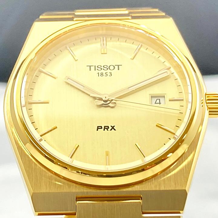 Tissot PRX ピーアールエックス クオーツ ゴールド TISSOT ティソ 腕時計 メンズ PRX ピーアールエックス クォーツ