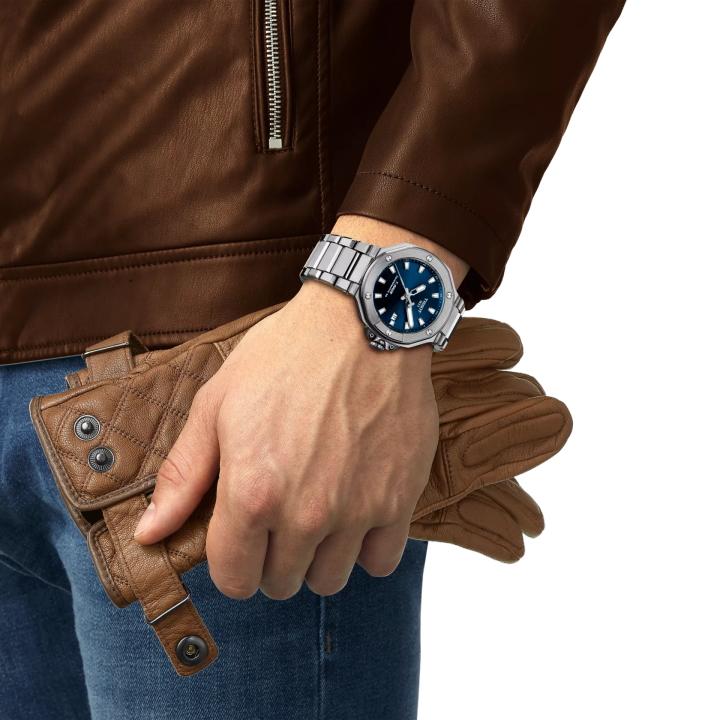 あすつく ティソ ティーレース パワーマティック80 TISSOT T-レース  41MM T141.807.11.041.00 ブルー文字盤 10気圧防水 オートマティック 【T1418071104100】の画像