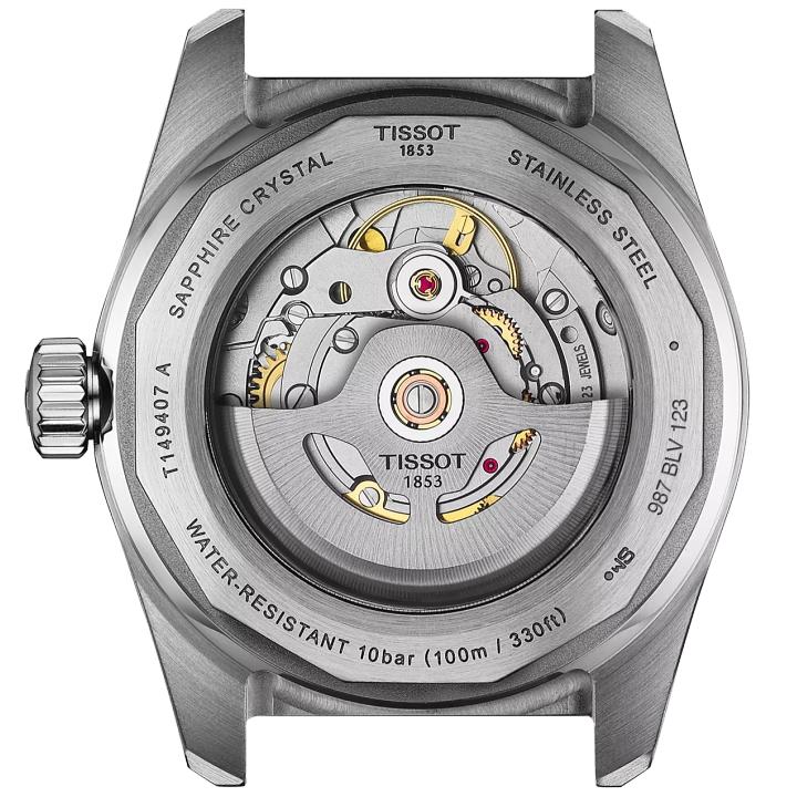 Tissot PR516 パワーマティック 80 T149.407.16.051.00 T1494071605100 38mmのステンレススティール製ケース　t1494071605100の画像