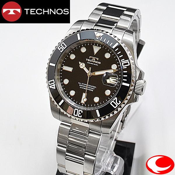 TECHNOS（テクノス） 腕時計 10気圧防水 T6C00SB 最新定番モデル