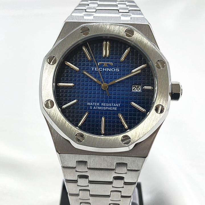 テクノス(TECHNOS) 腕時計　5気圧防水　T9539SU(新品番T9B74SN) 最新定番モデル　 ブルーグラデーション文字盤