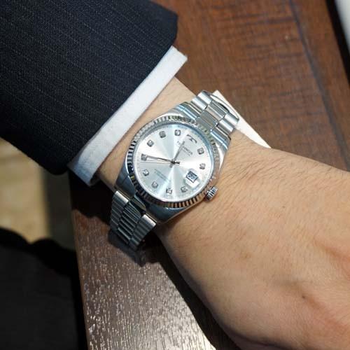 TECHNOS テクノス/T9604SS/オールステンレス/日付表示 TECHNOS テクノス/T9604SS/オールステンレス/日付表示