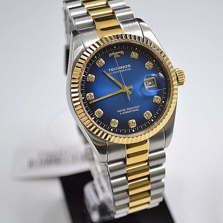 TECHNOS ブルー文字盤 腕時計JAPANMOVE T9C25 テクノス (TECHNOS) 腕時計 5気圧防水 T9604TN ブルーグラデーション