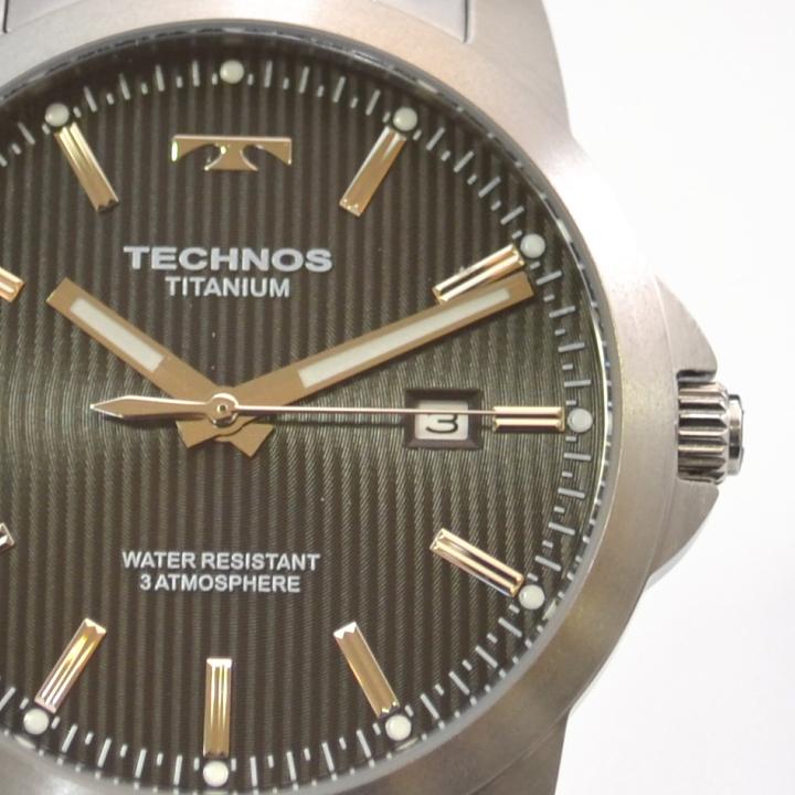 あすつく テクノス(TECHNOS) メンズ 腕時計 T9B78IB チタン ブラック 