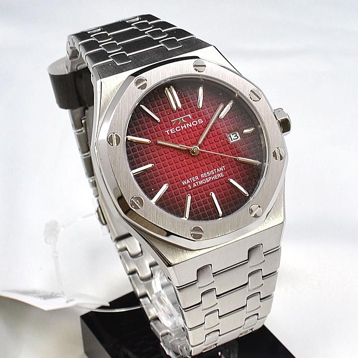 TECHNOS（テクノス） 腕時計 5気圧防水 T9C07SR 最新定番モデル レッド
