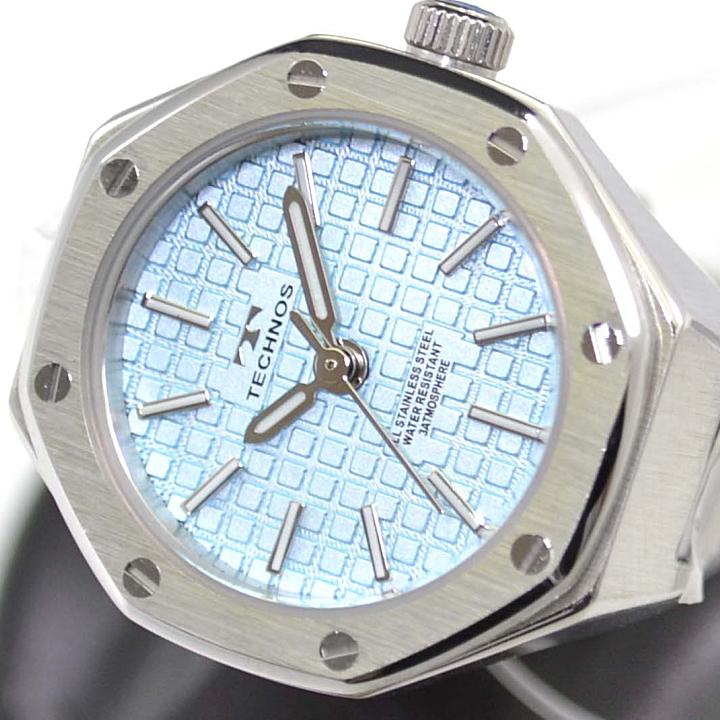 テクノス (TECHNOS) リングウォッチ アイスブルー T9C50SI 3気圧防水