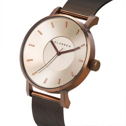 クラス14］KLASSE14 腕時計 42mm Vintage gold stainless steel case 