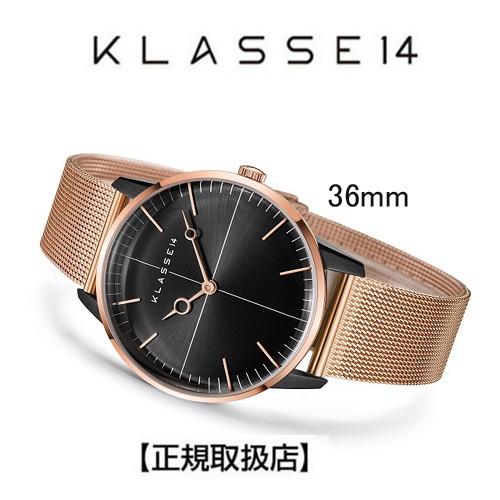 クラス14 36mm レディース KLASSE14 DISCO VOLANTE Rose Gold Black